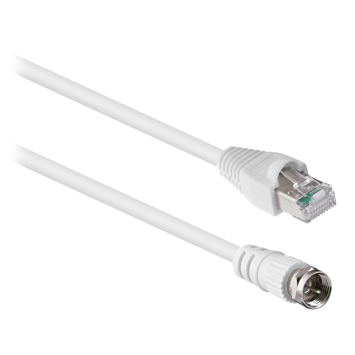 RJ45 cable: Plug-F M/M 2m