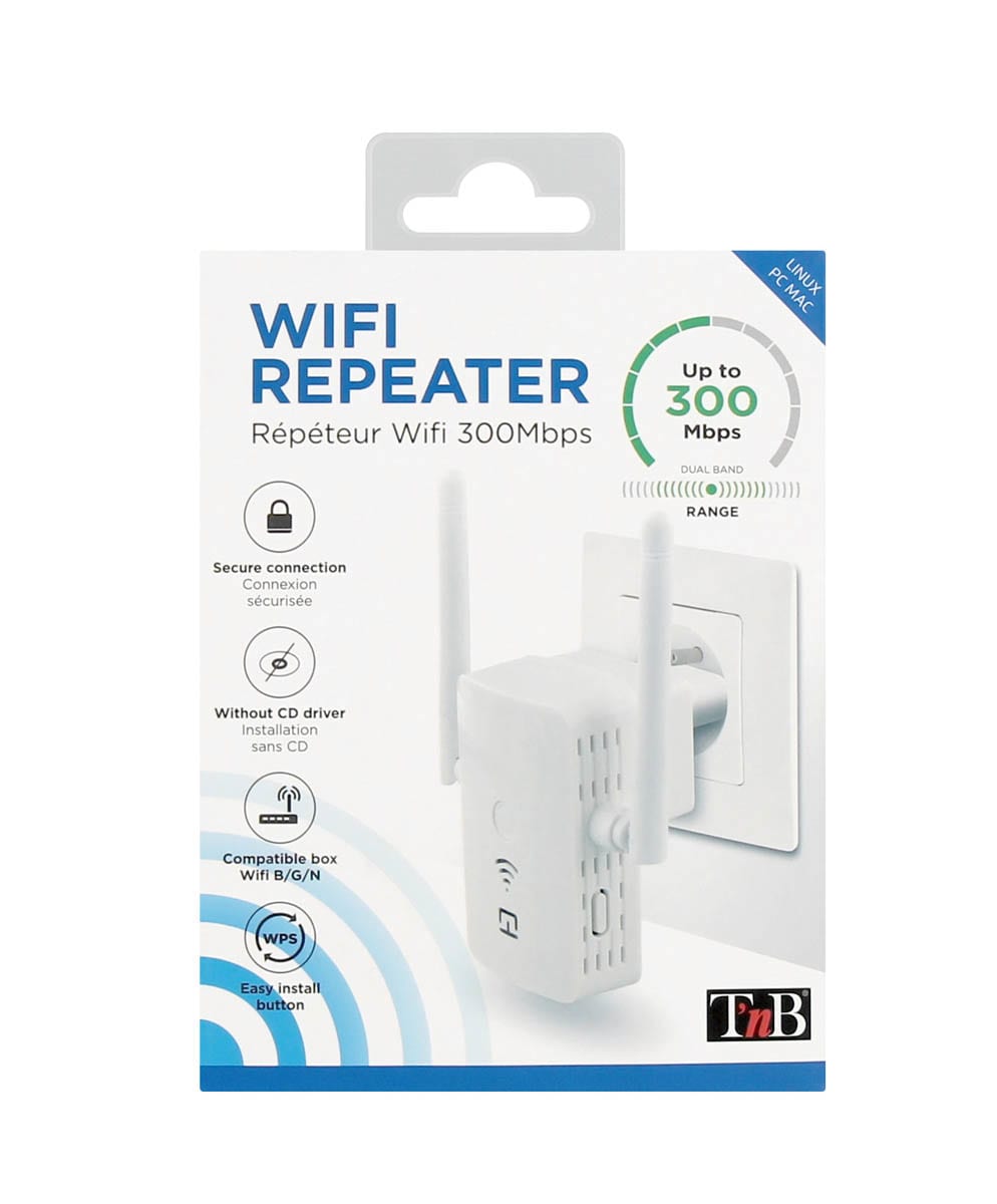Répéteur Wi-Fi 300 Mbps - T'nB