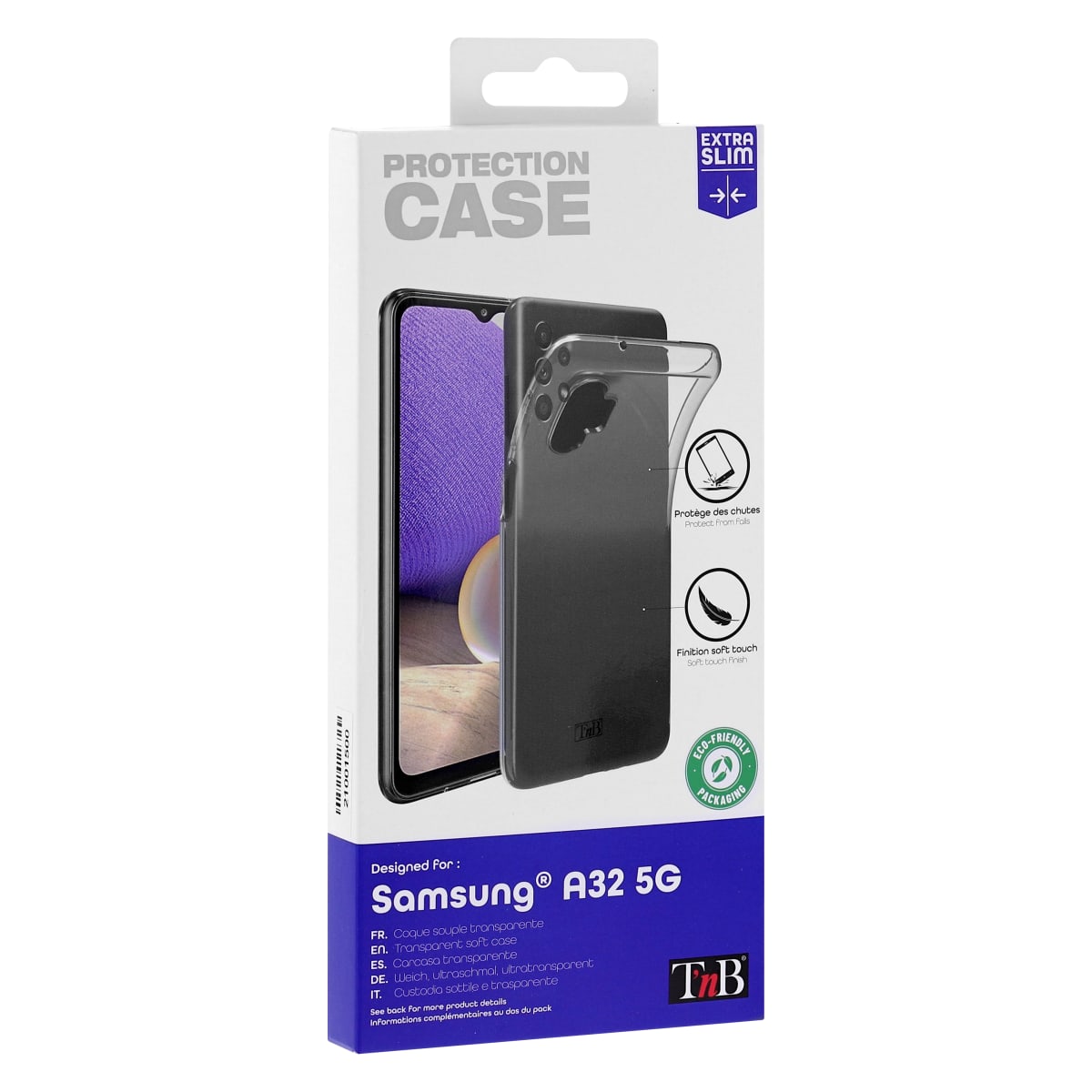 SAMSUNG A22 5G TRANSPARENT SOFT CASE - T'nB