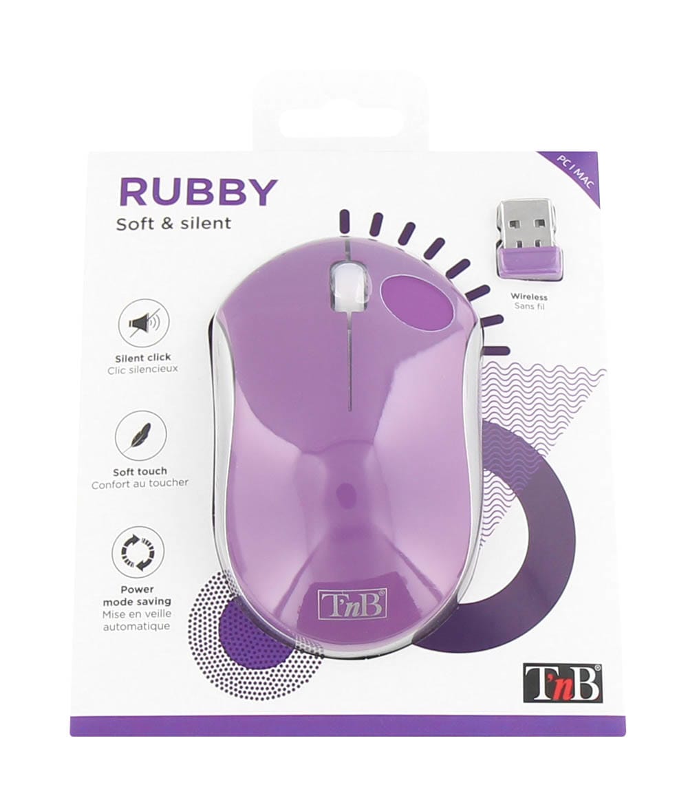 TNB Souris sans fil silencieuse Rubby - USB - Rouge - souris  d'Ordinateursfavorable à acheter dans notre magasin