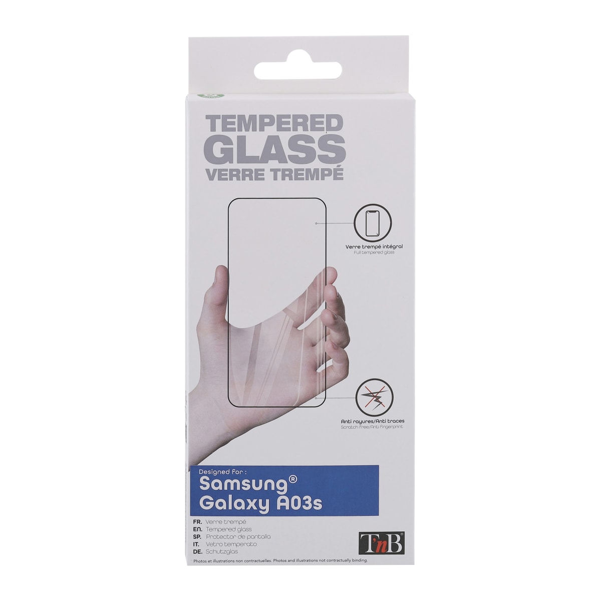 Tempered glass protection for Samsung Galaxy A03s - T'nB