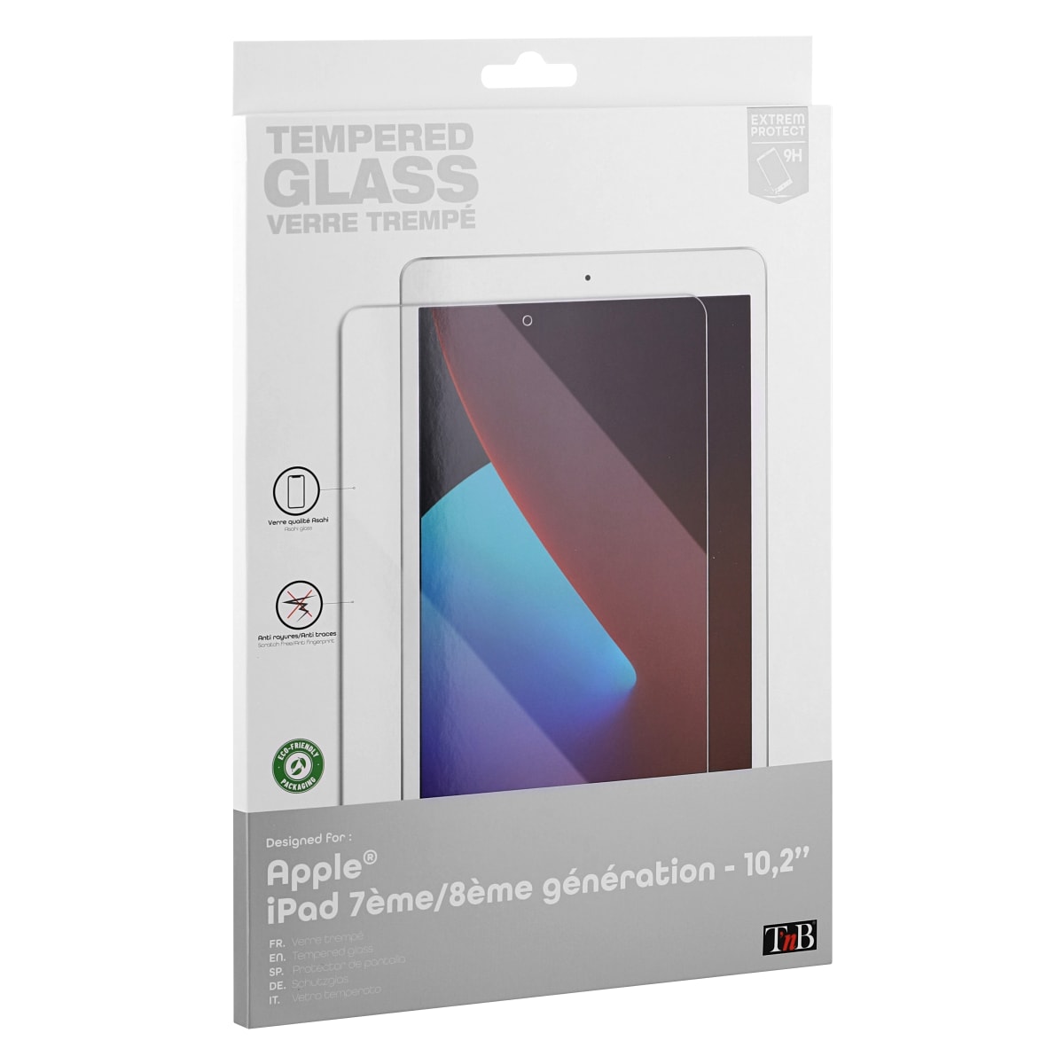 Protection en verre trempé pour iPad 7ème/8ème génération - T'nB