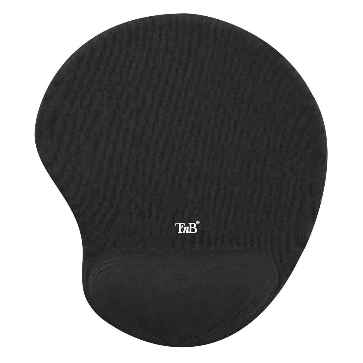 Tapis de souris / repose-poignet PlushTouch™ Mince noir