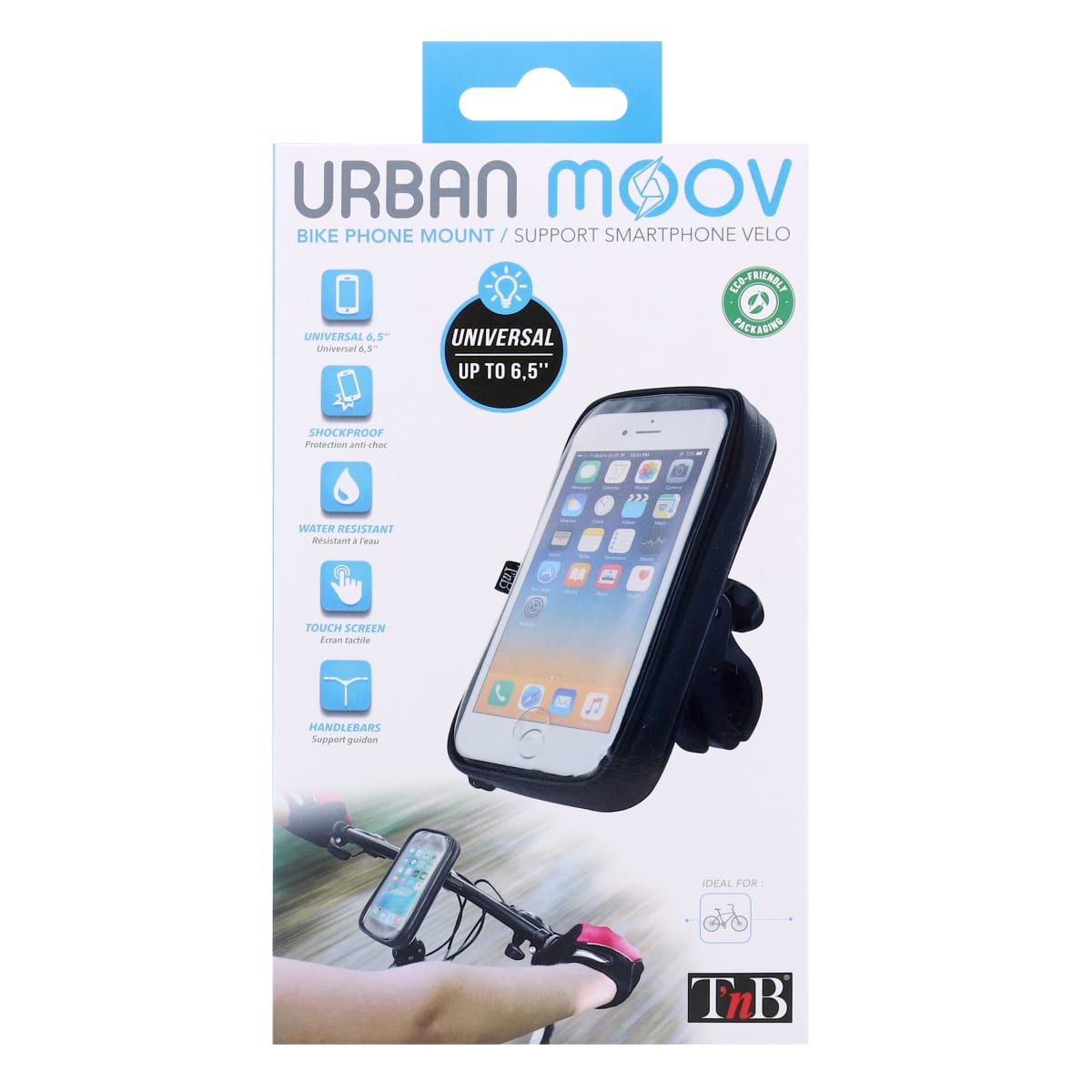 Suporte Universal Smartphone URBAN MOOV TNB para guiador - Norauto