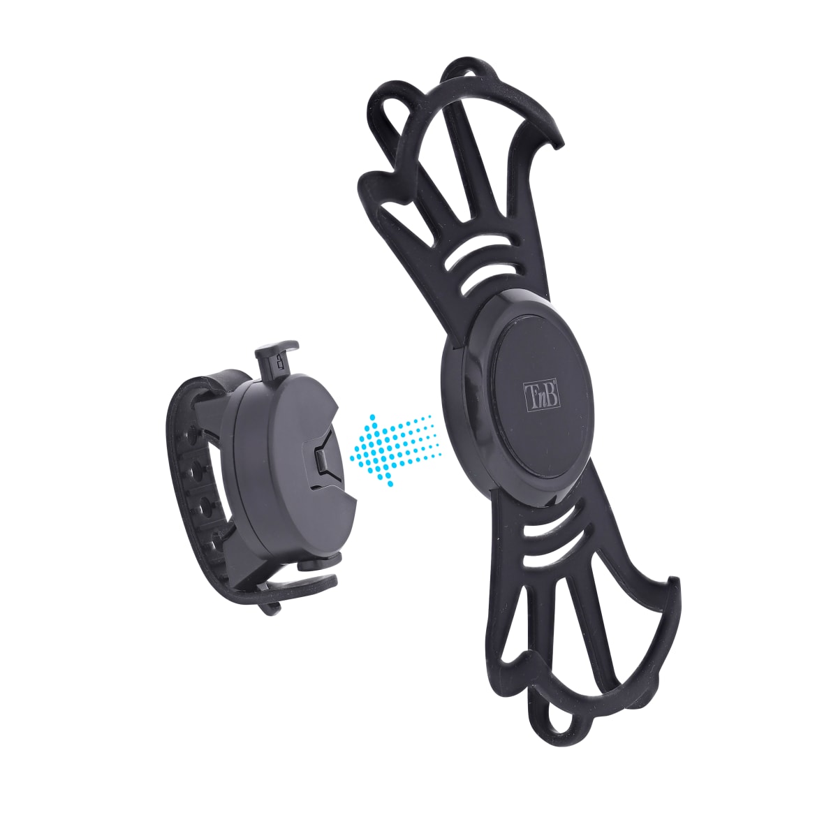 Support smartphone vélo/trottinette détachable rotatif - T'nB