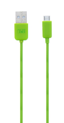 CABLE MICRO USB 80CM VERT HAPPY