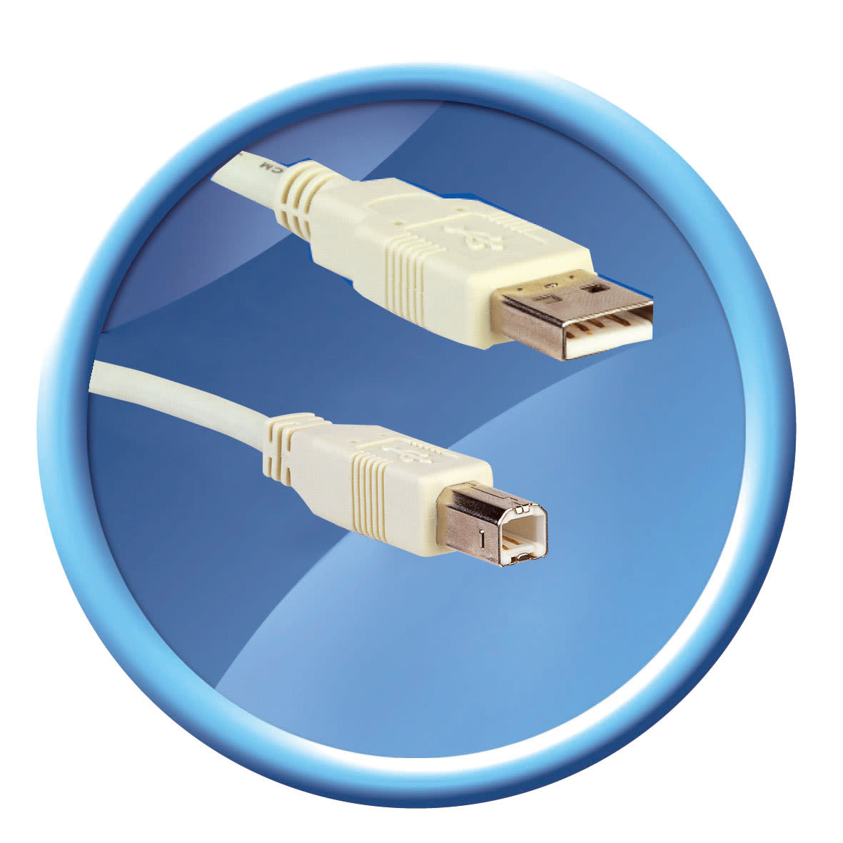 CABLE USB2A M-USB2B M 1.80M CAVALIER