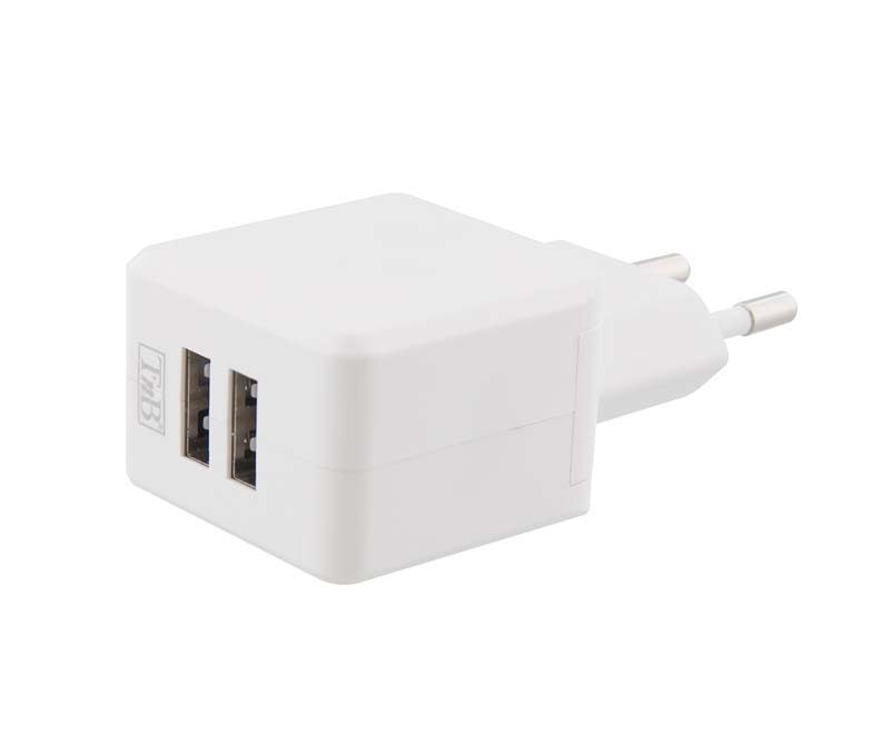 2.1A MAINS 2 USB CHARGER