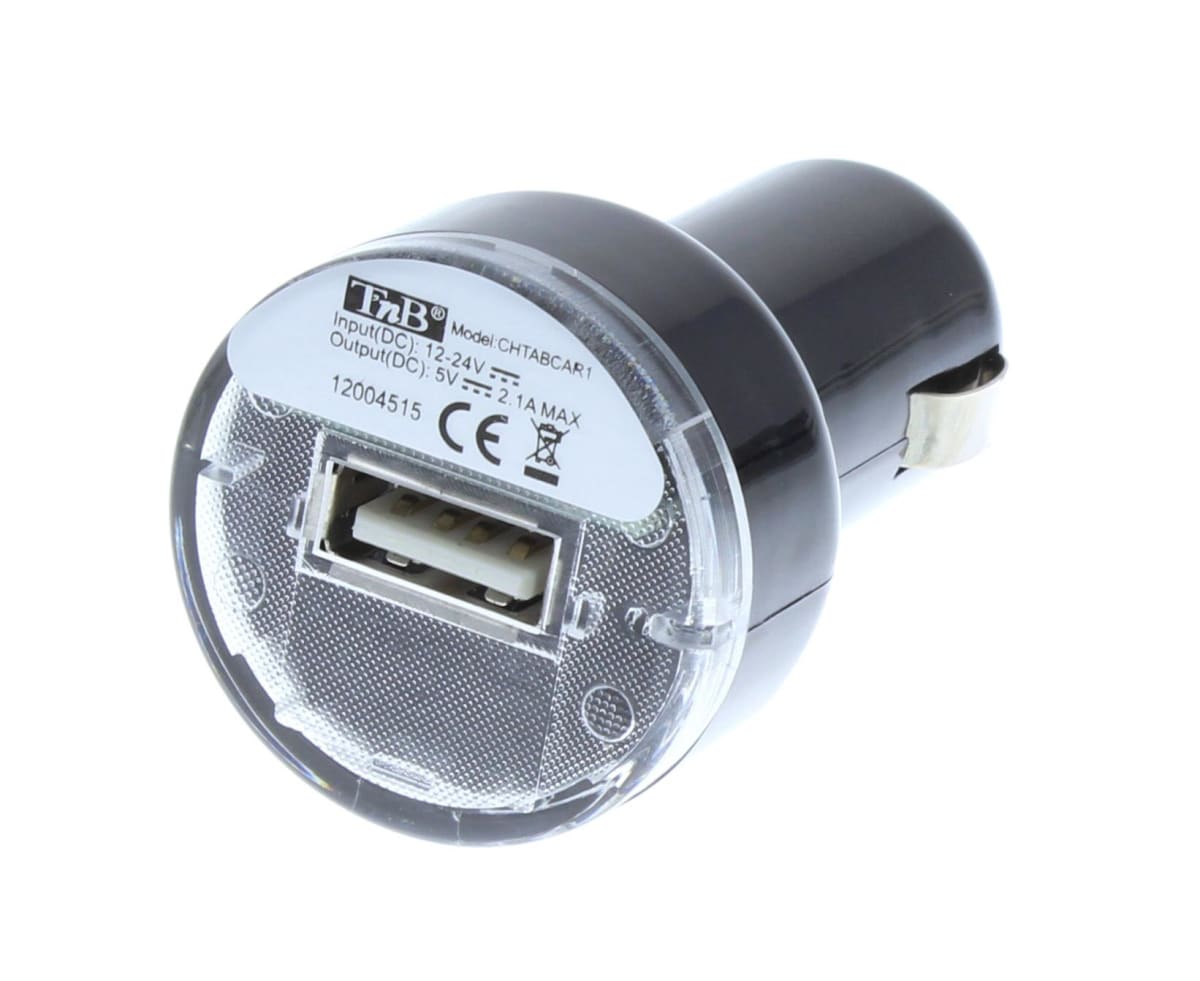 CHARGEUR VOITURE POUR TABLETTE 2 USB 2.1A