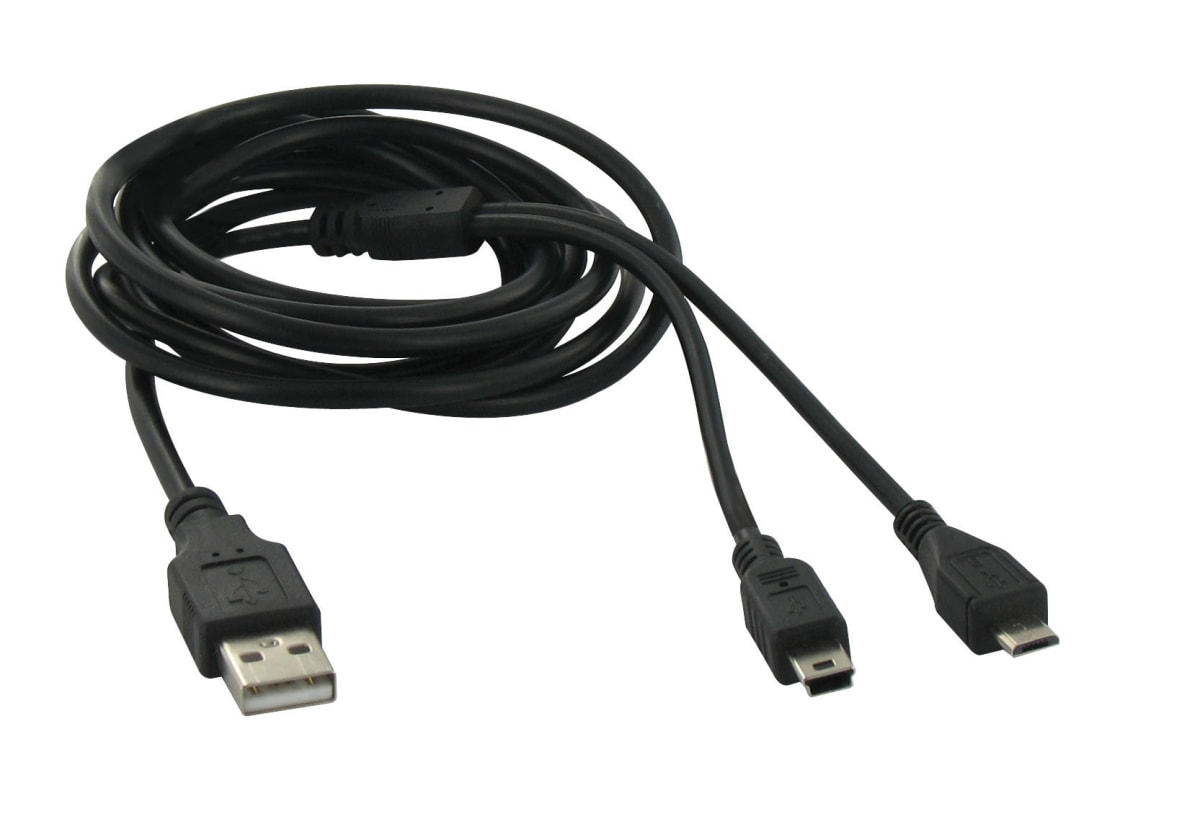 CABLE USB MINI MICRO USB 2.00M SYNCHRO ET CHARGE
