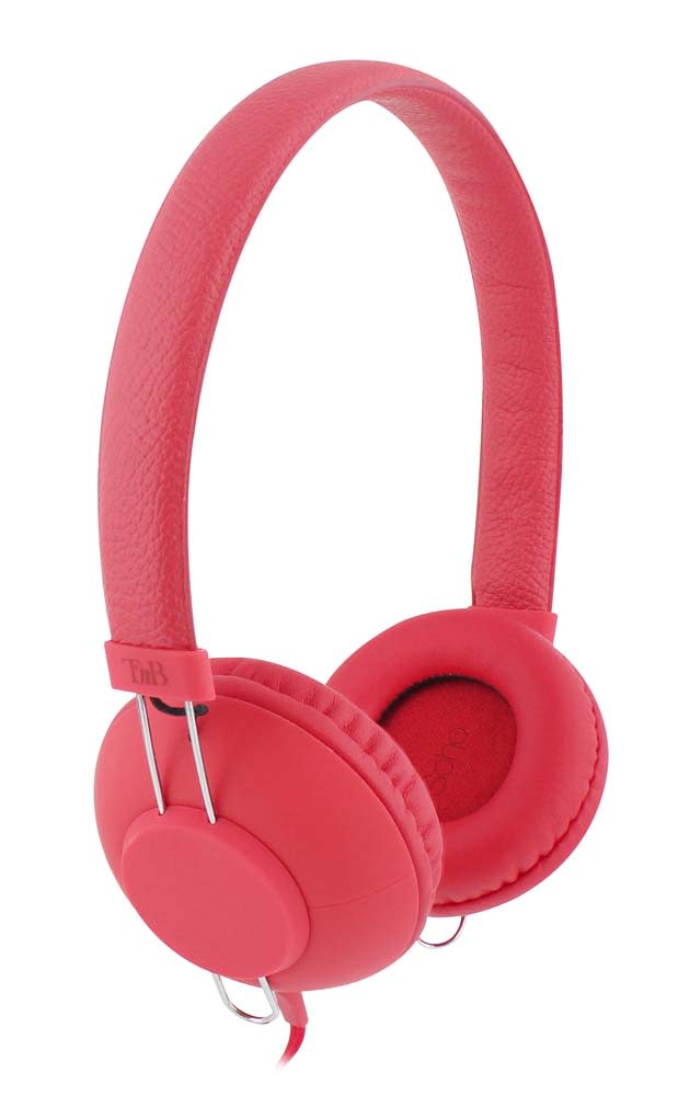 CASQUE STEREO CITY SOHO ROUGE MICRO UNIVERSEL