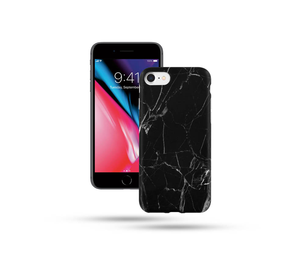 COVER FOR iPHONE 7/8 - MARBLE BLACK