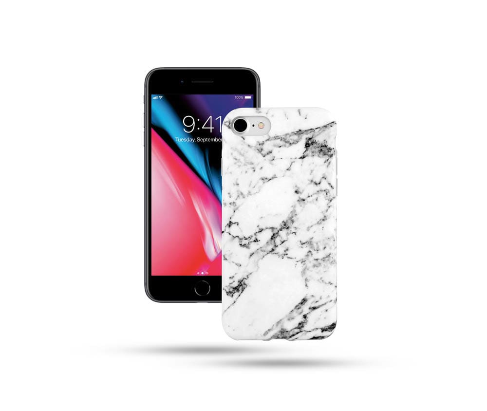 COVER FOR iPHONE 8/7 - MARBLE WHITE