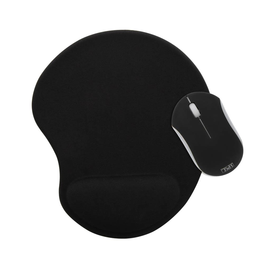 Pacote de mouse sem fio e mouse pad ergonômico