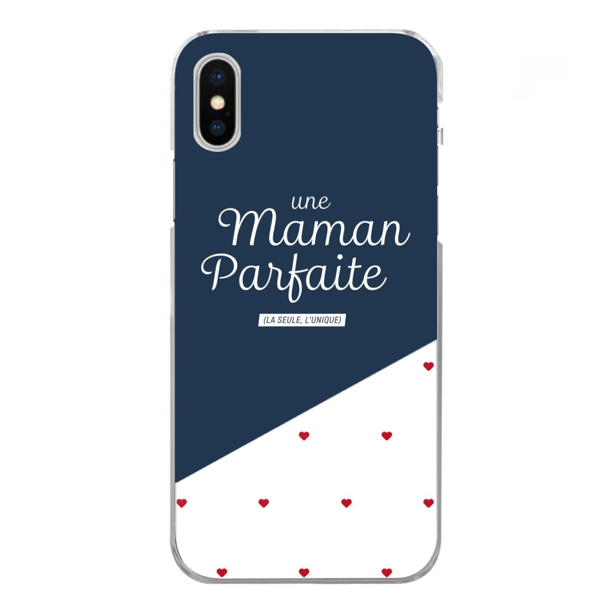 COQUE DESIGN IPHONE X MAMAN PA