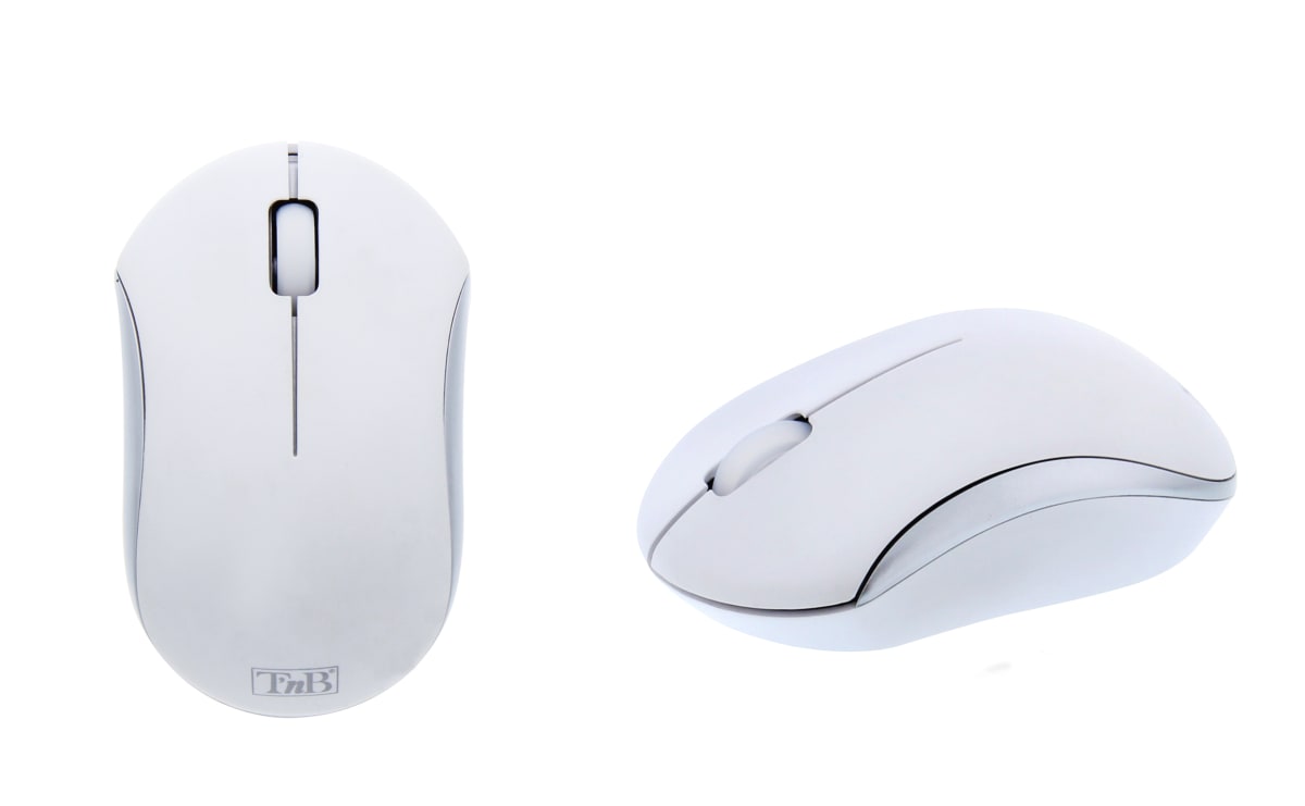 Wireless RUBBY mouse - white