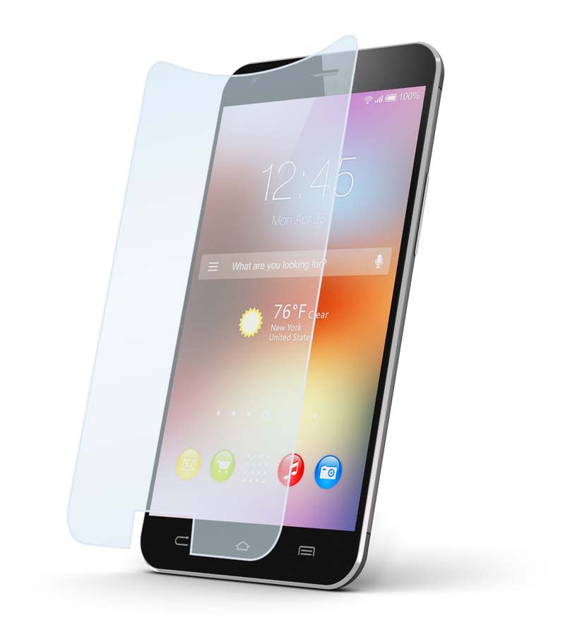 Universal tempered glass protection 5''