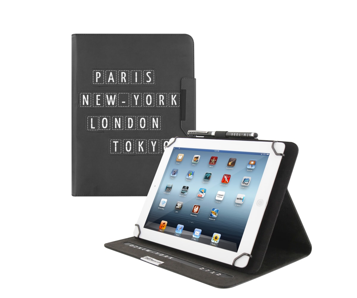 Funda tipo folio universal + stylus para tablet TRAVEL de 10"