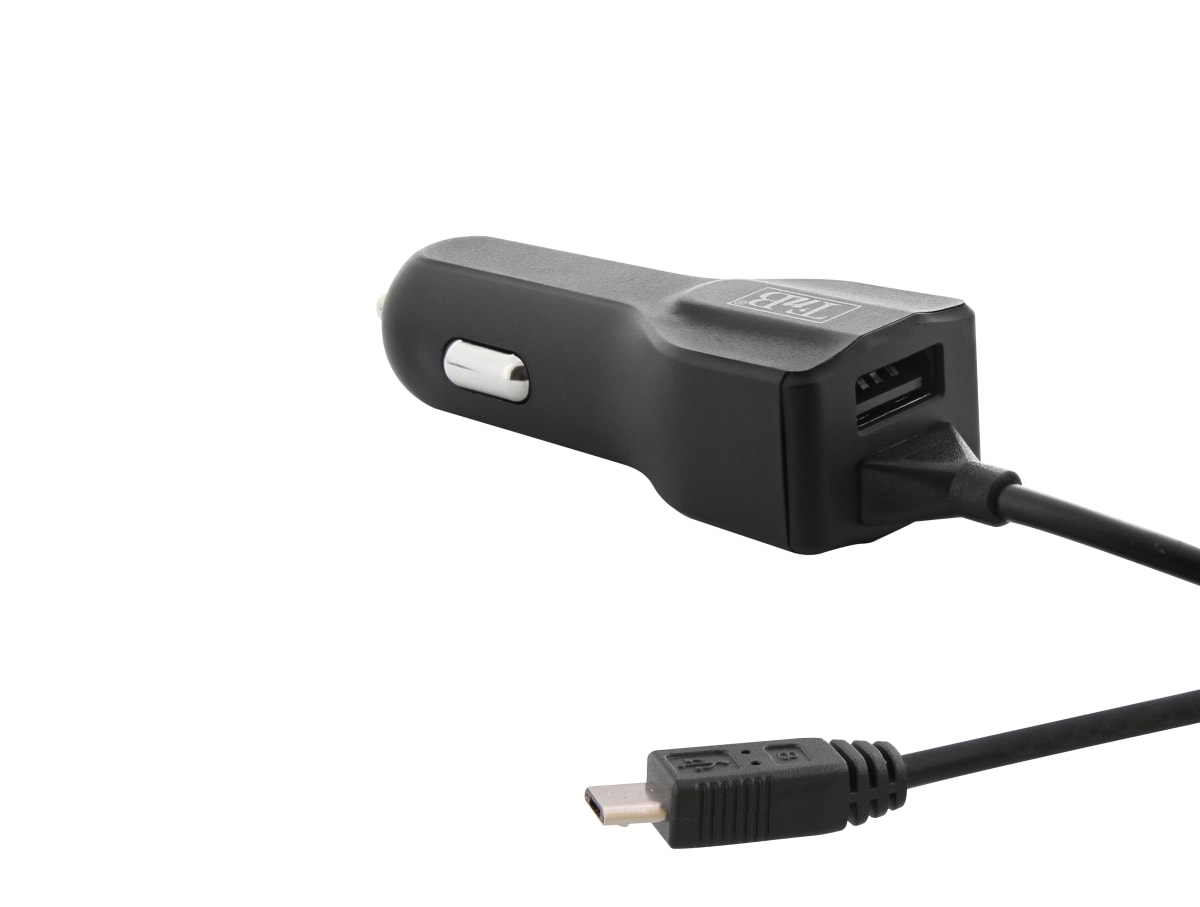 Cargador de encendedor de cigarrillos 1XUSB-A 15W + cable micro USB