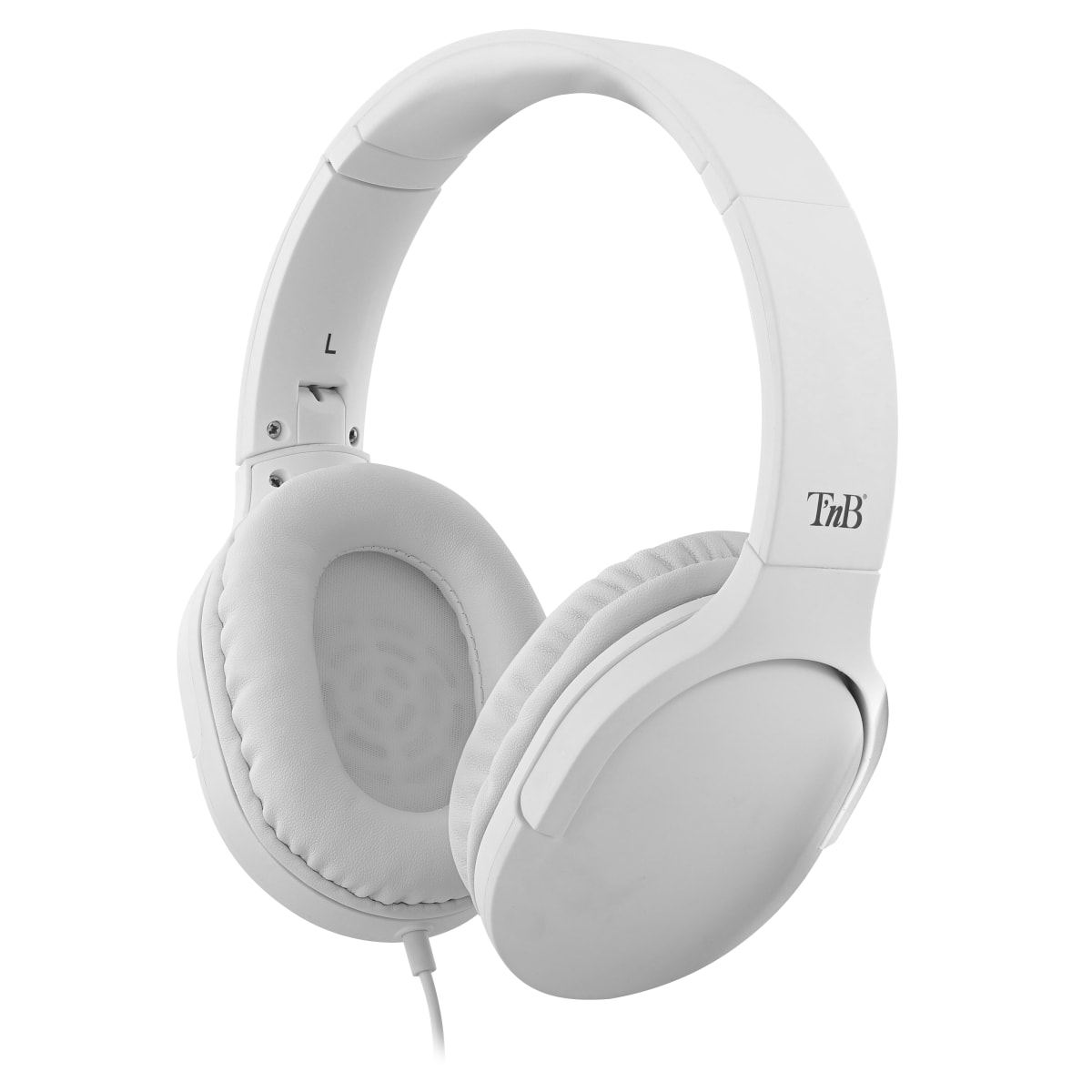 C SOUND jack 3,5mm / USB Type-C wired headphone white