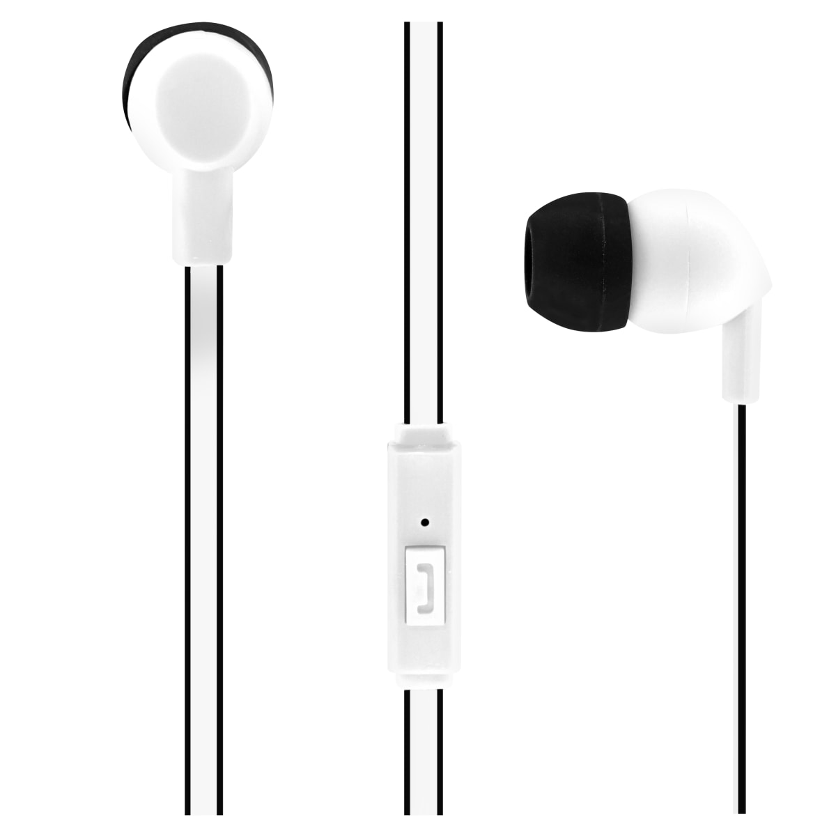 BE COLOR jack de auriculares con cable blanco