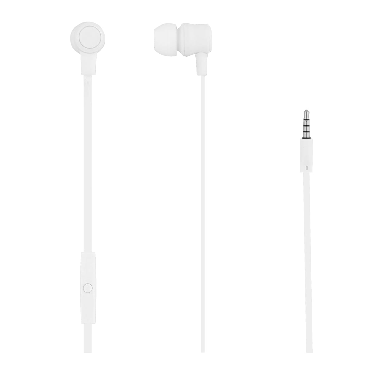 Wired earphones MOOD jack white