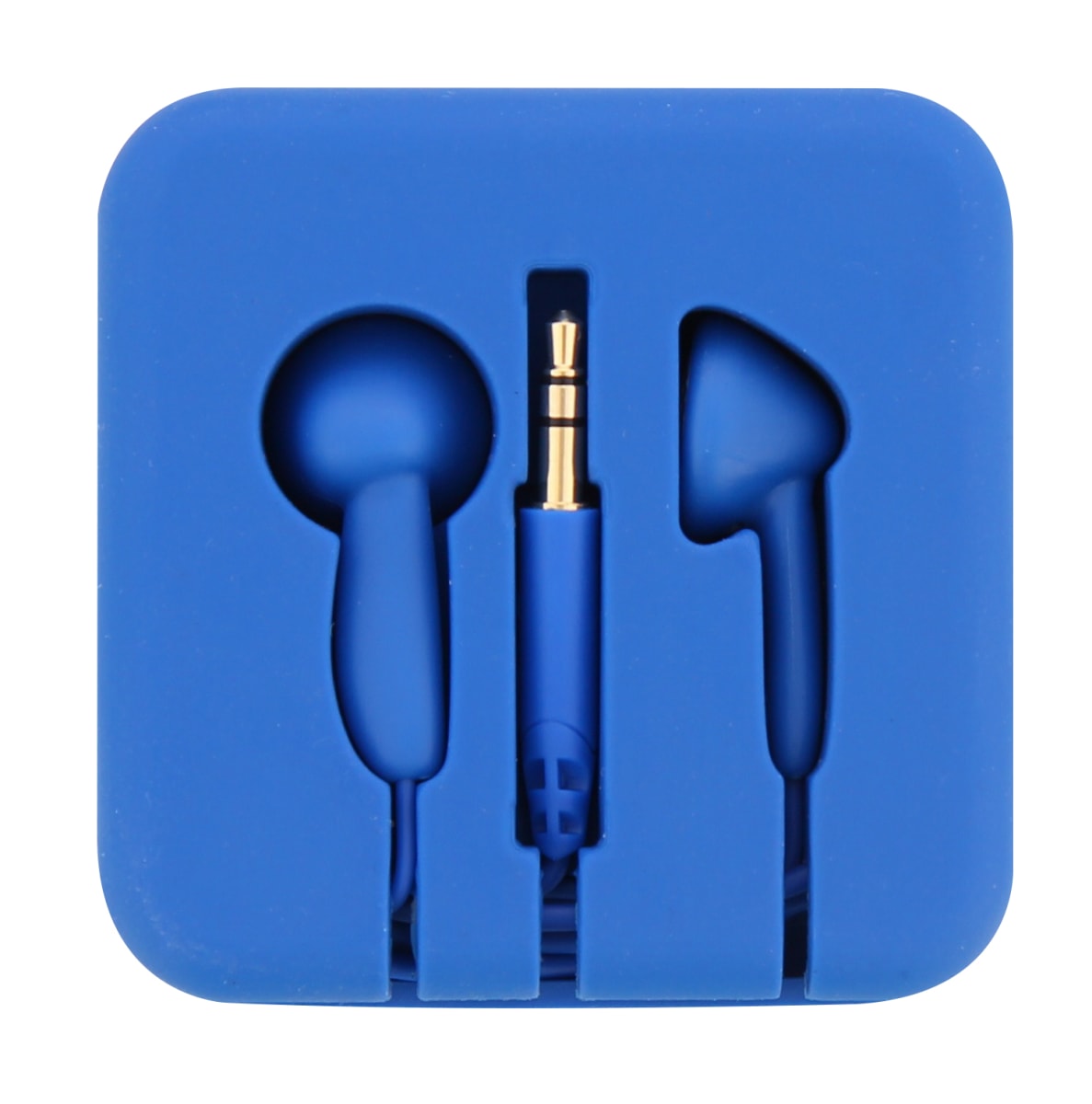 Toma de auriculares con cable POCKET azul