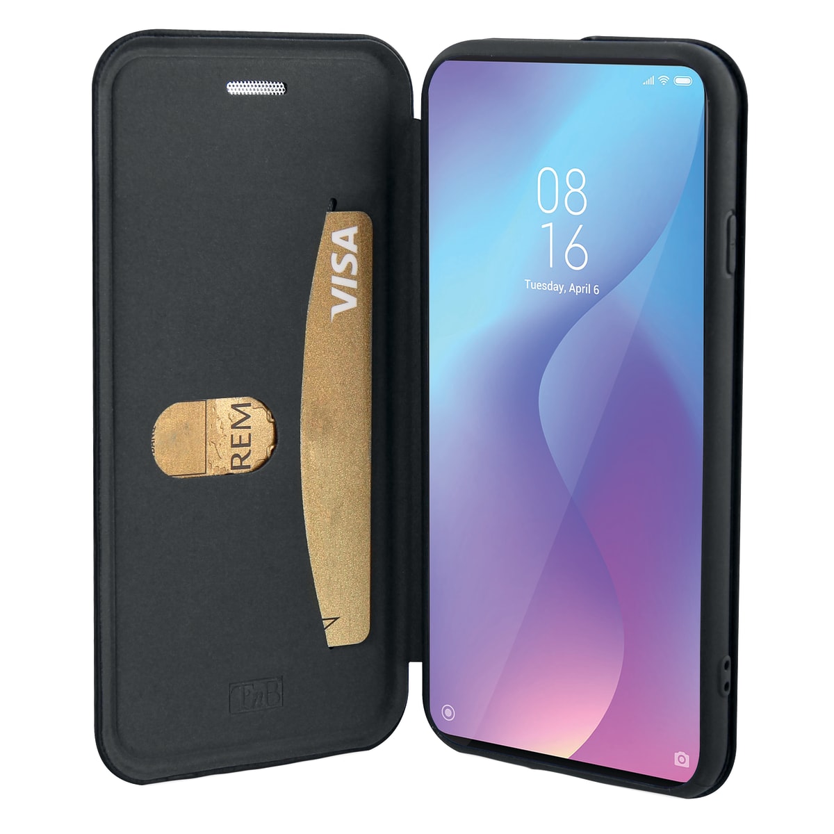 Etui folio premium pour Xiaomi MI 9 T.