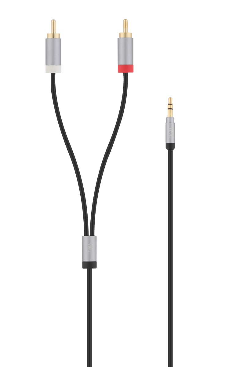 Jack 3.5mm male / 2 RCA male cable 1.2m