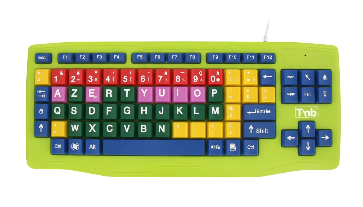 COLORED KEYBOARD FOR KIDS