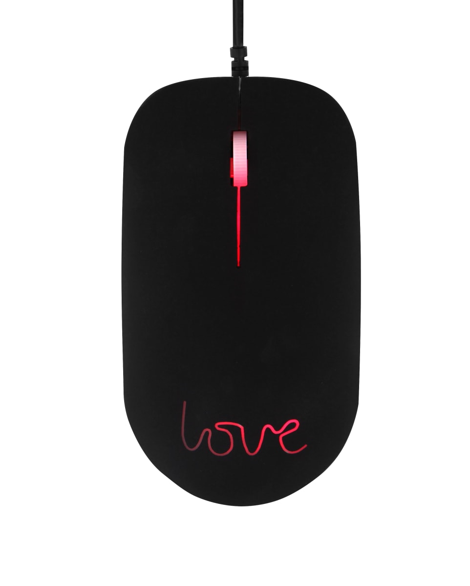 Souris fillaire LOVE NEON