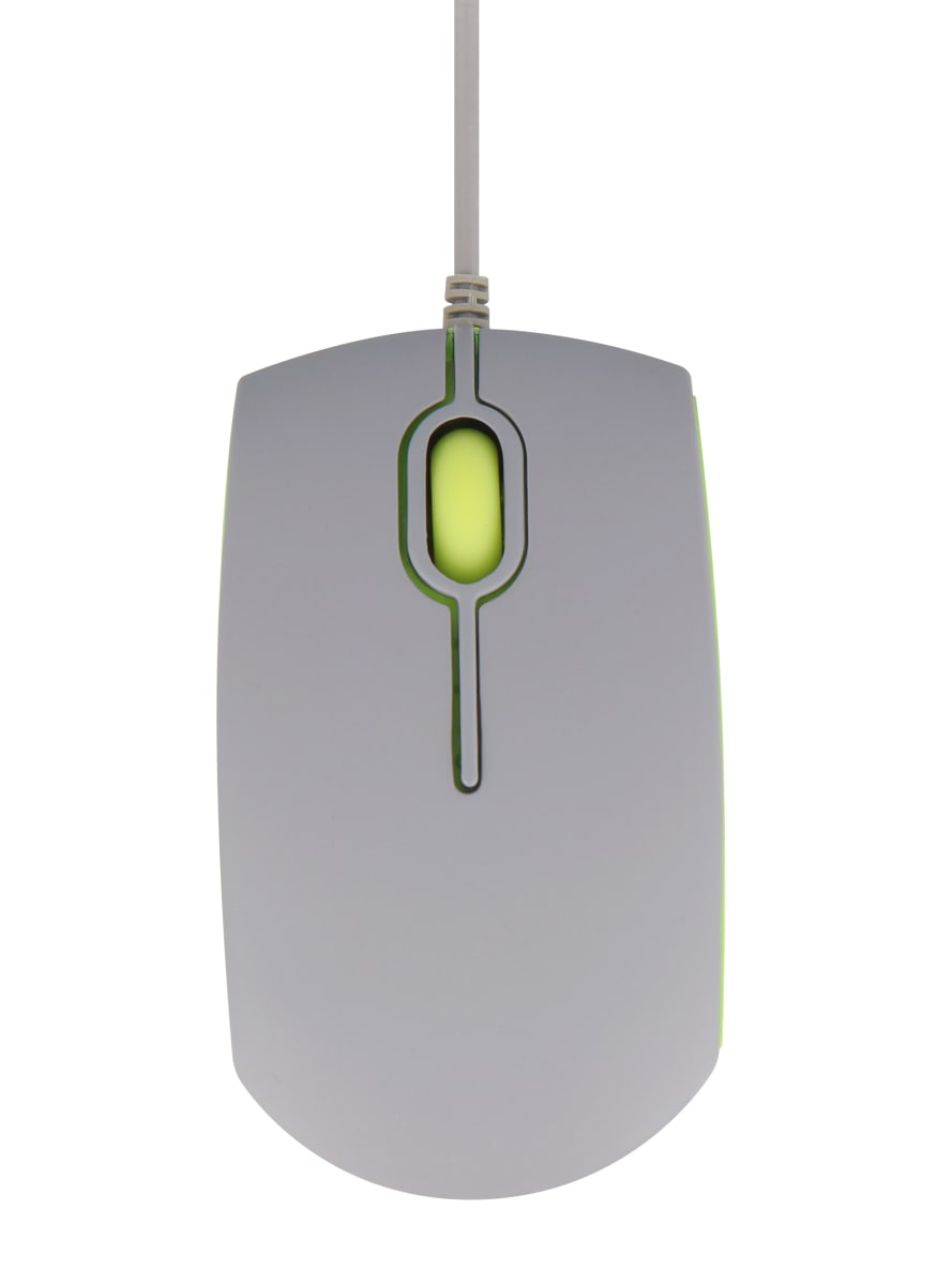 RAINBOW GREY / GREEN MOUSE