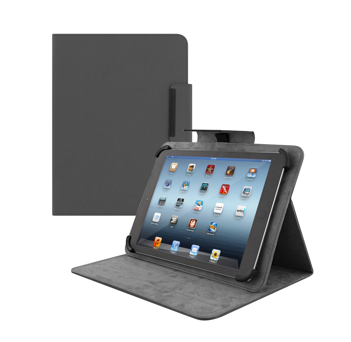 Universal folio case for tablet 7" REGULAR black
