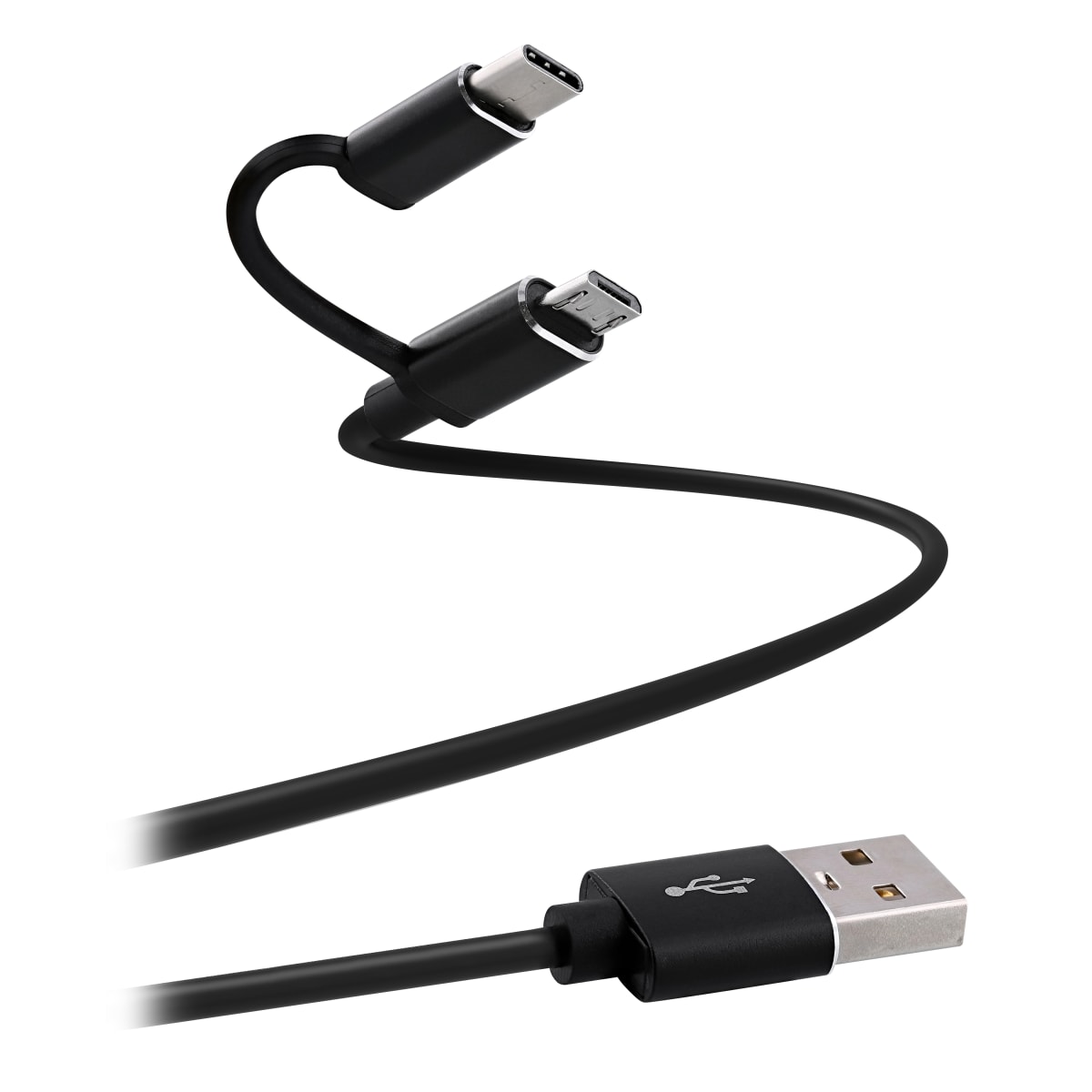 Cable USB-C 2 en 1