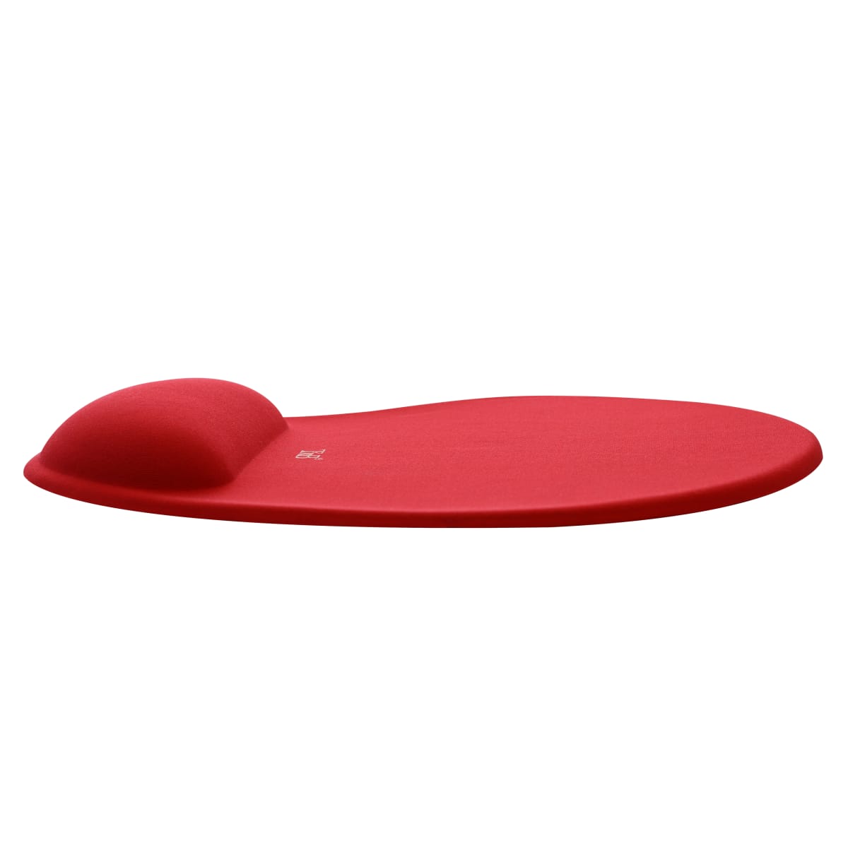Mouse pad ergonômico com descanso de pulso vermelho