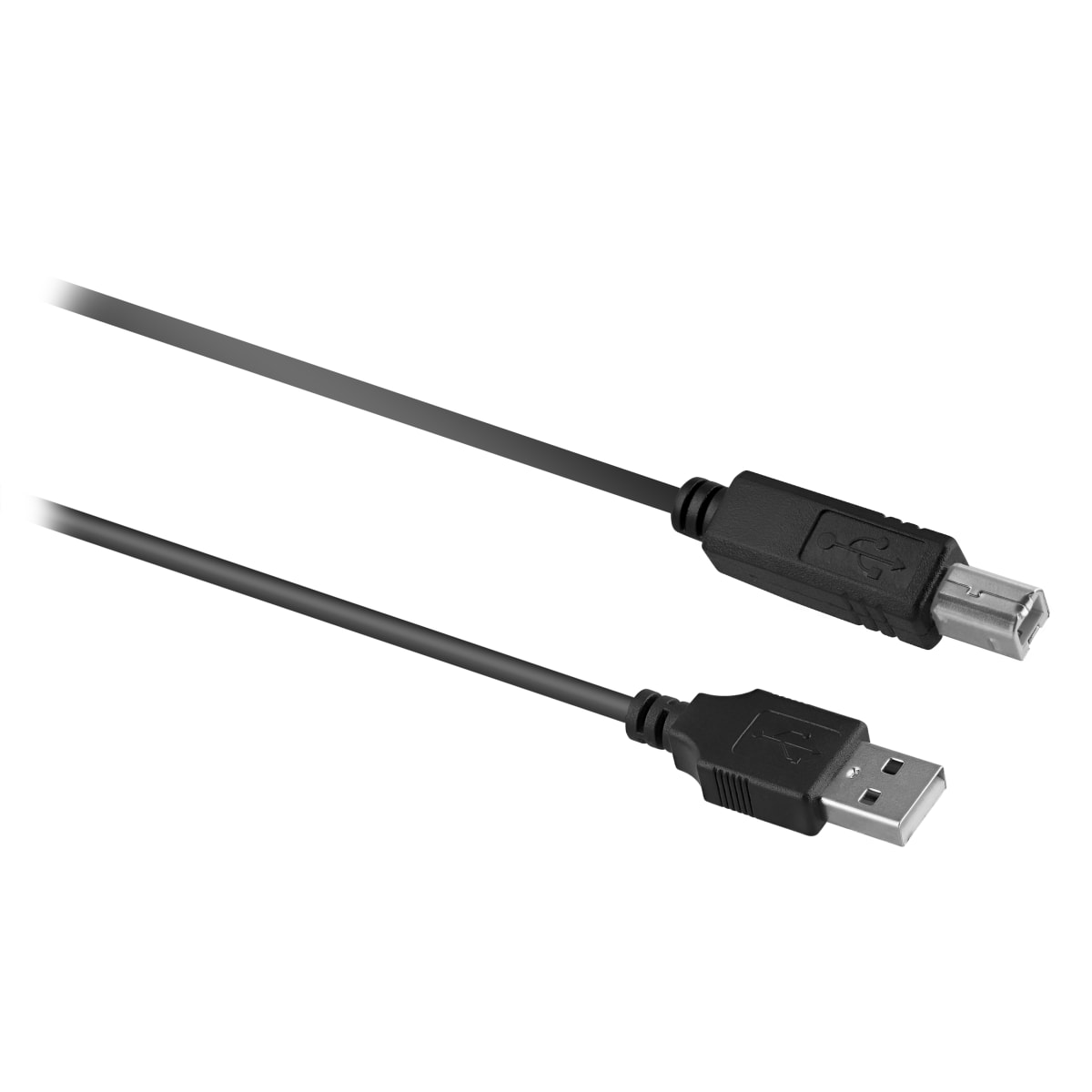 Male USB A / male USB B cable 1,8m