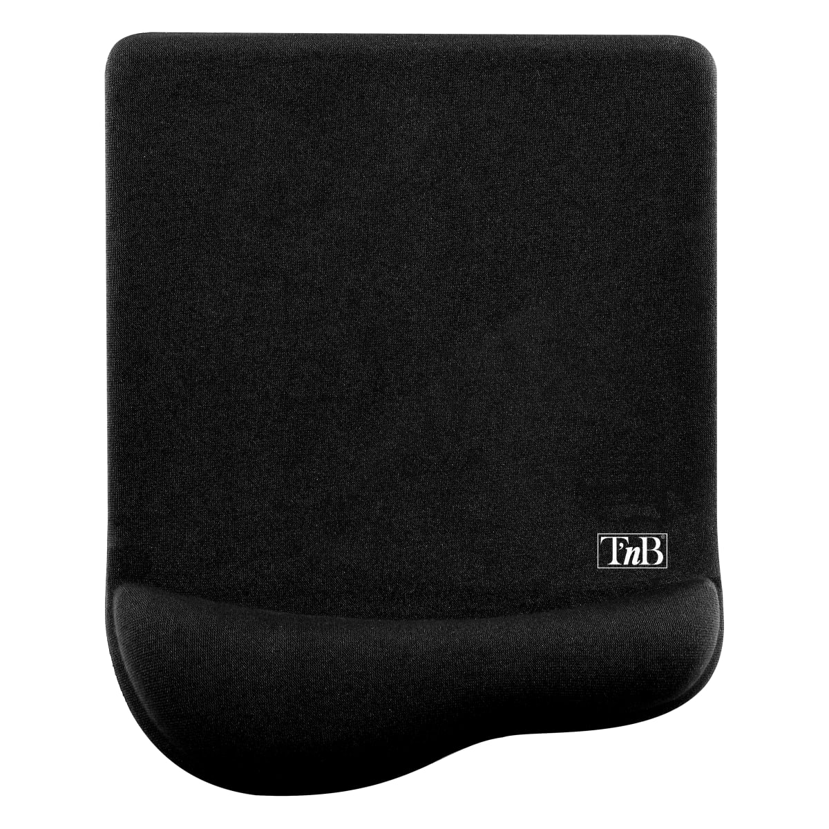 Ergonomic antimicrobial gel mouse pad black