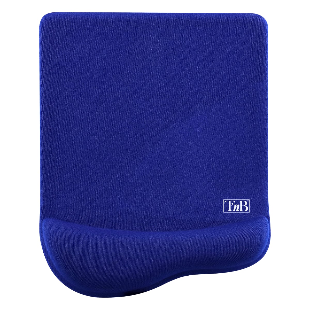 Ergonomic blue antimicrobial gel mouse pad