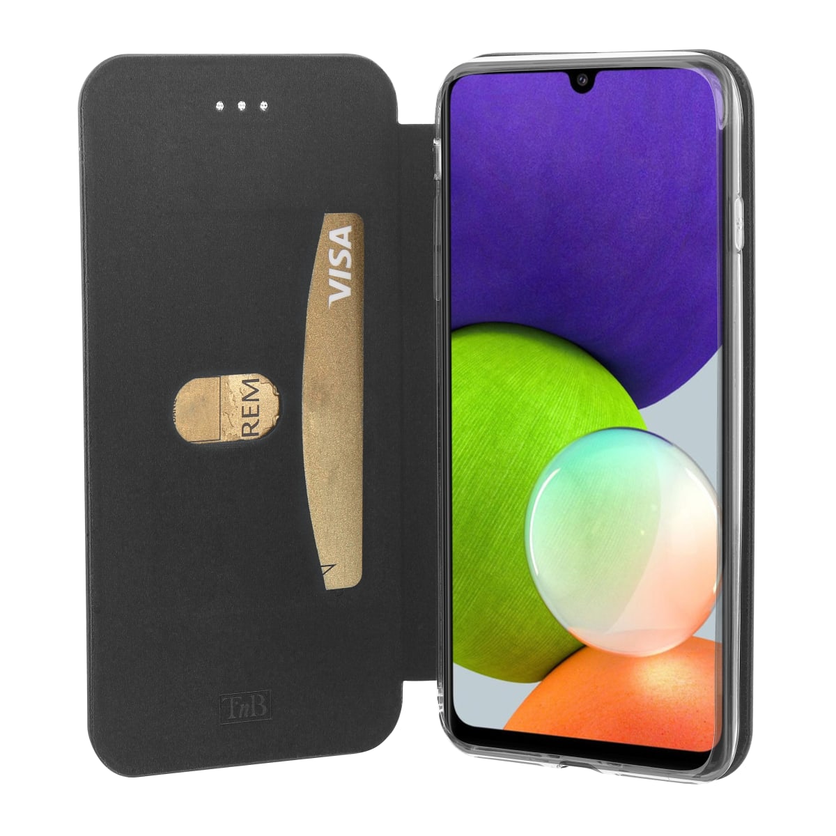 Funda tipo folio premium para Samsung Galaxy A22 4G.