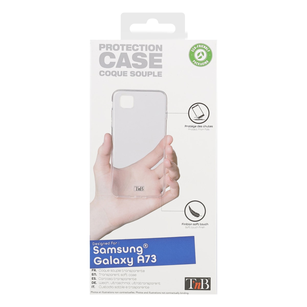 Samsung A73 transparent soft case