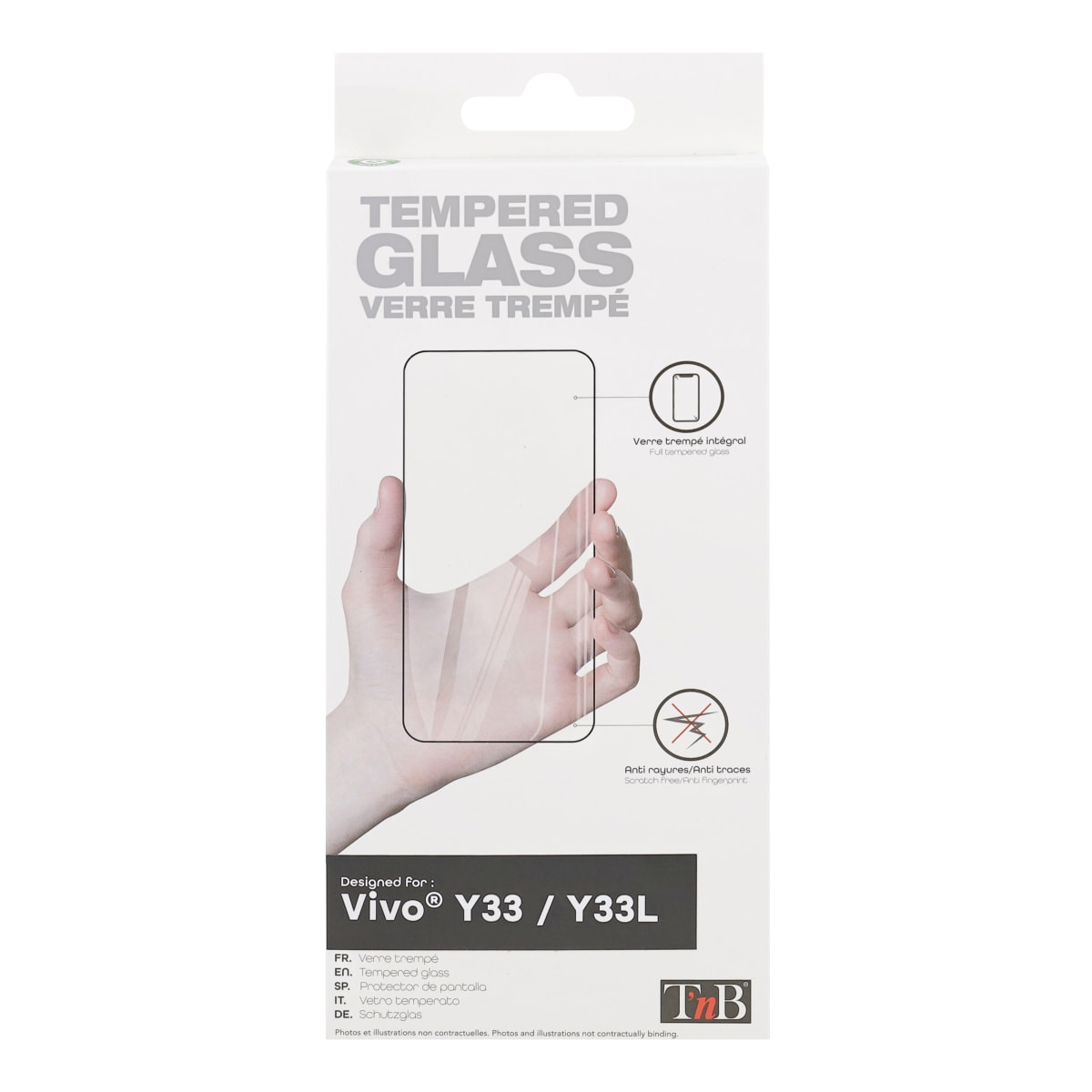 Tempered glass protection for Vivo Y33L