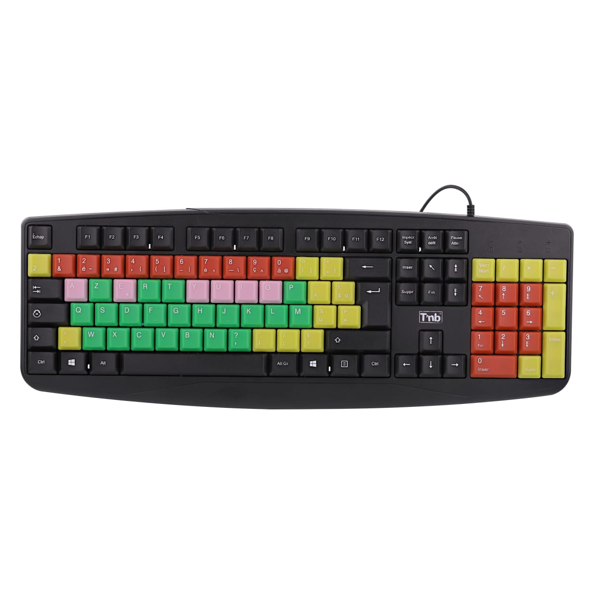 Colorful wired keyboard for KIDS