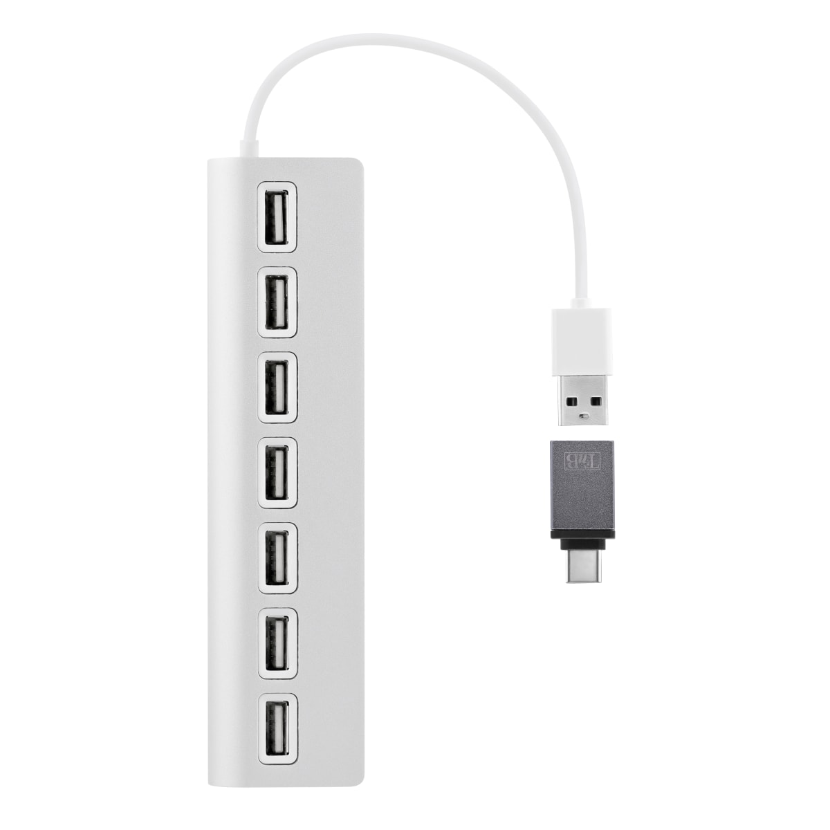 Hub USB-A in aluminium to 7x USB-A