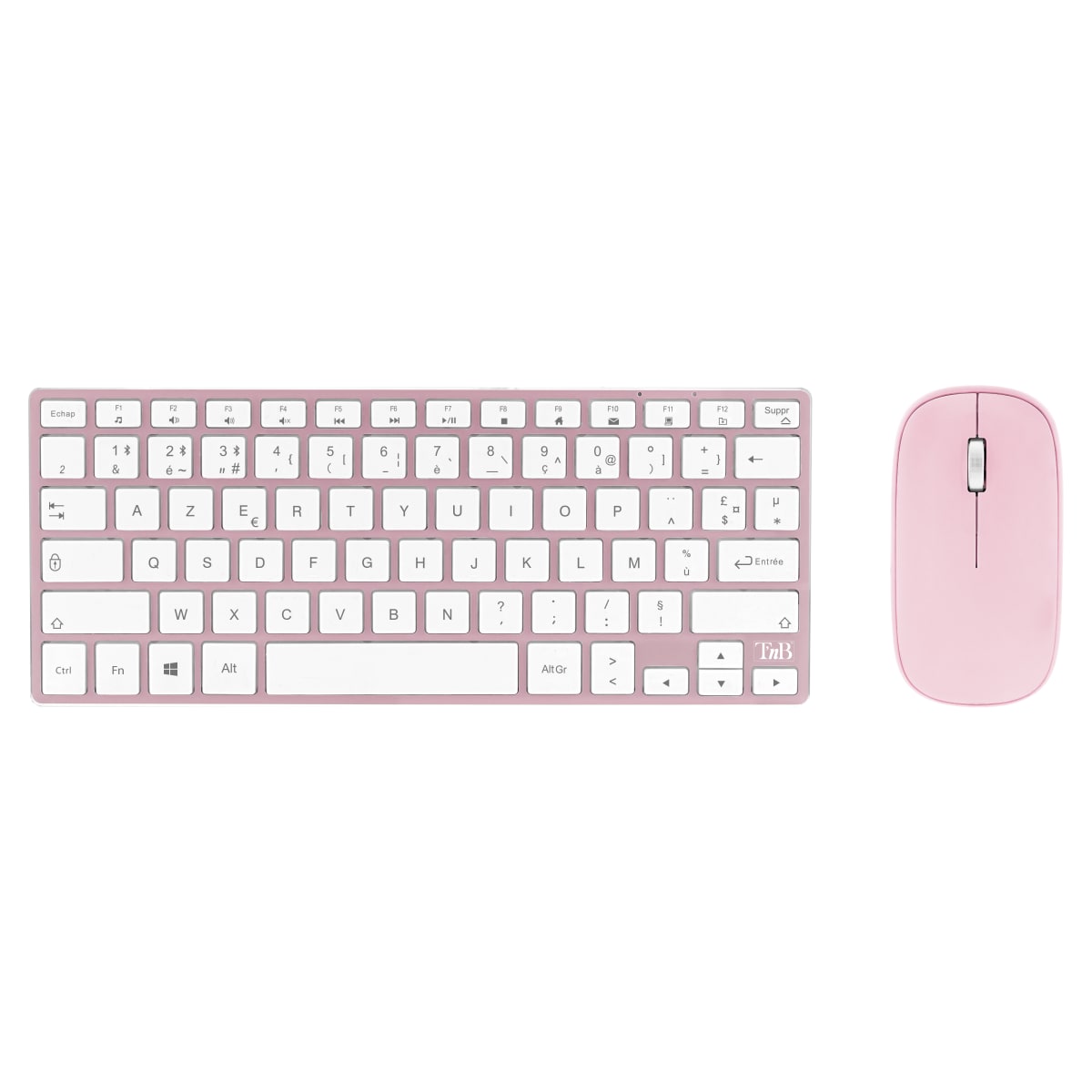 iClick color Bluetooth keyboard and mouse - pink (AZERTY FR)