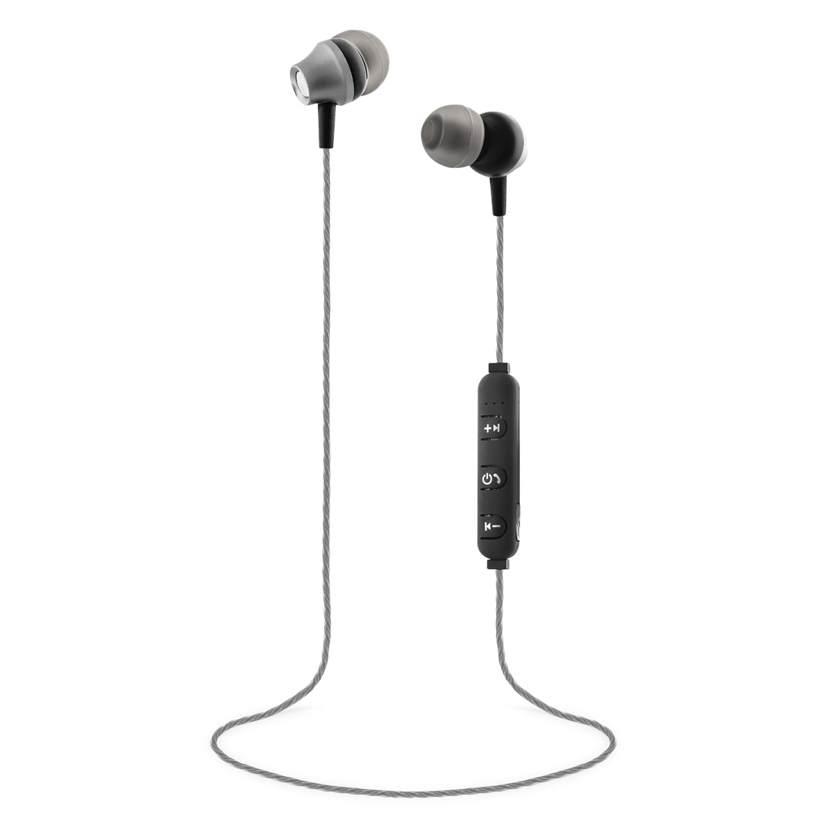 Bluetooth earphones STEEL grey