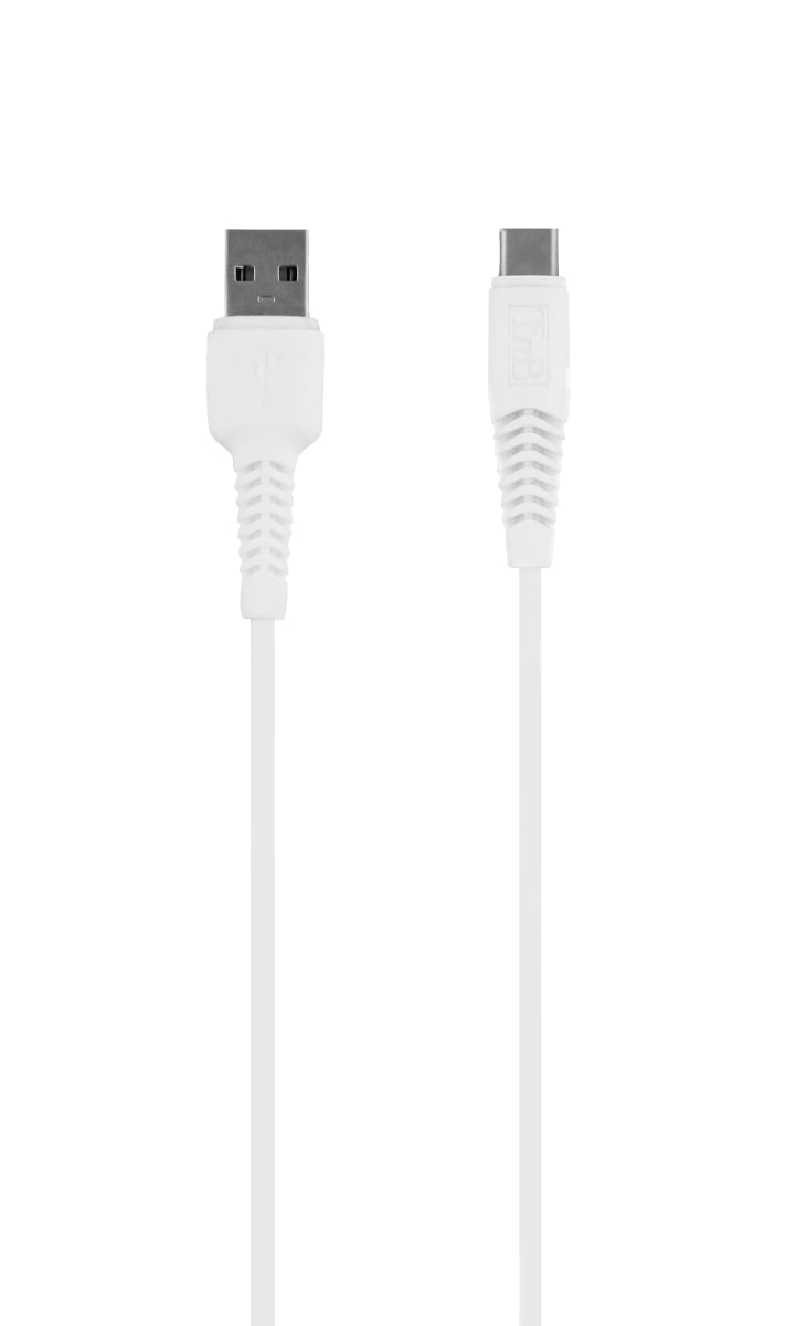 USB-C cable with reinforced connectors