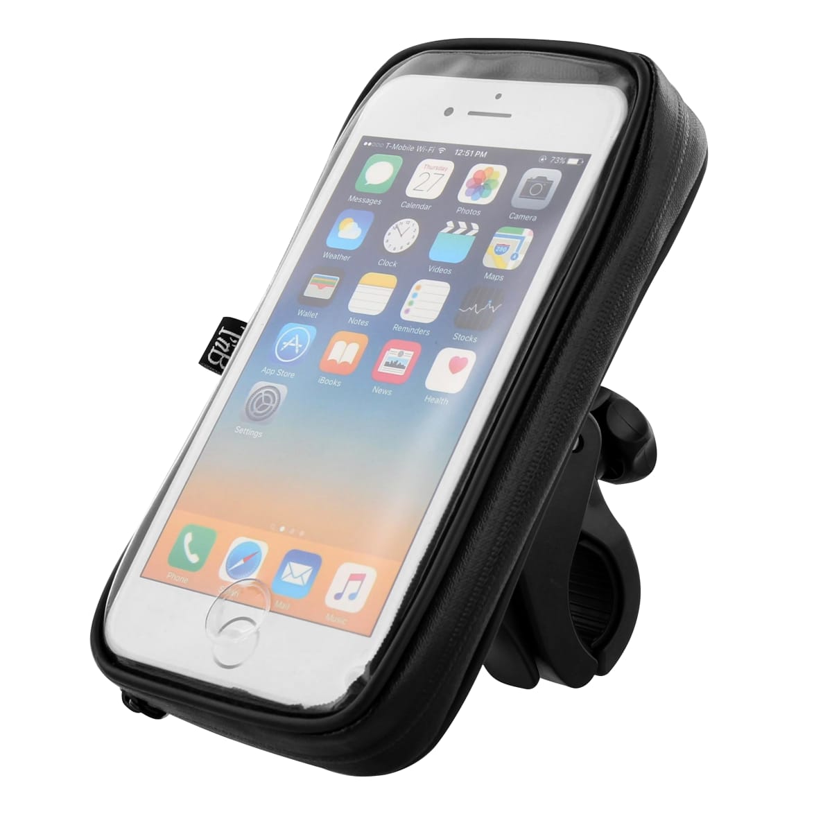 Soporte para smartphone de bicicleta cubierto