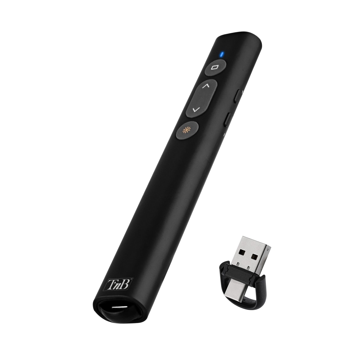 Laser de présentation rechargeable USB-A & USB-C - noir