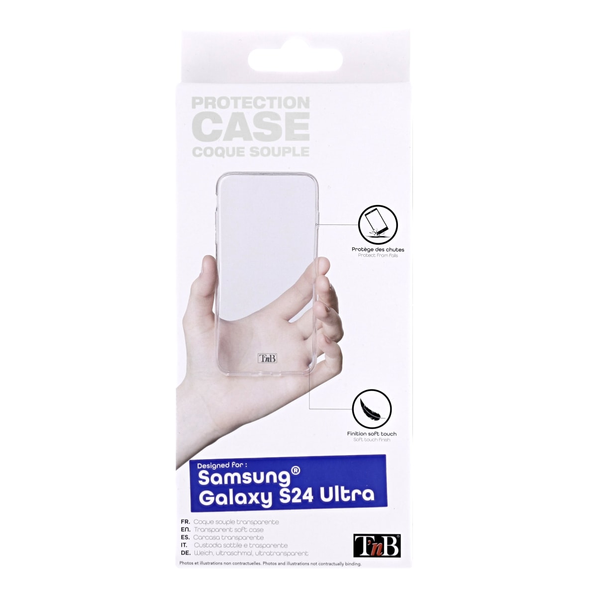 Coque souple transparente pour Samsung Galaxy S24 Ultra