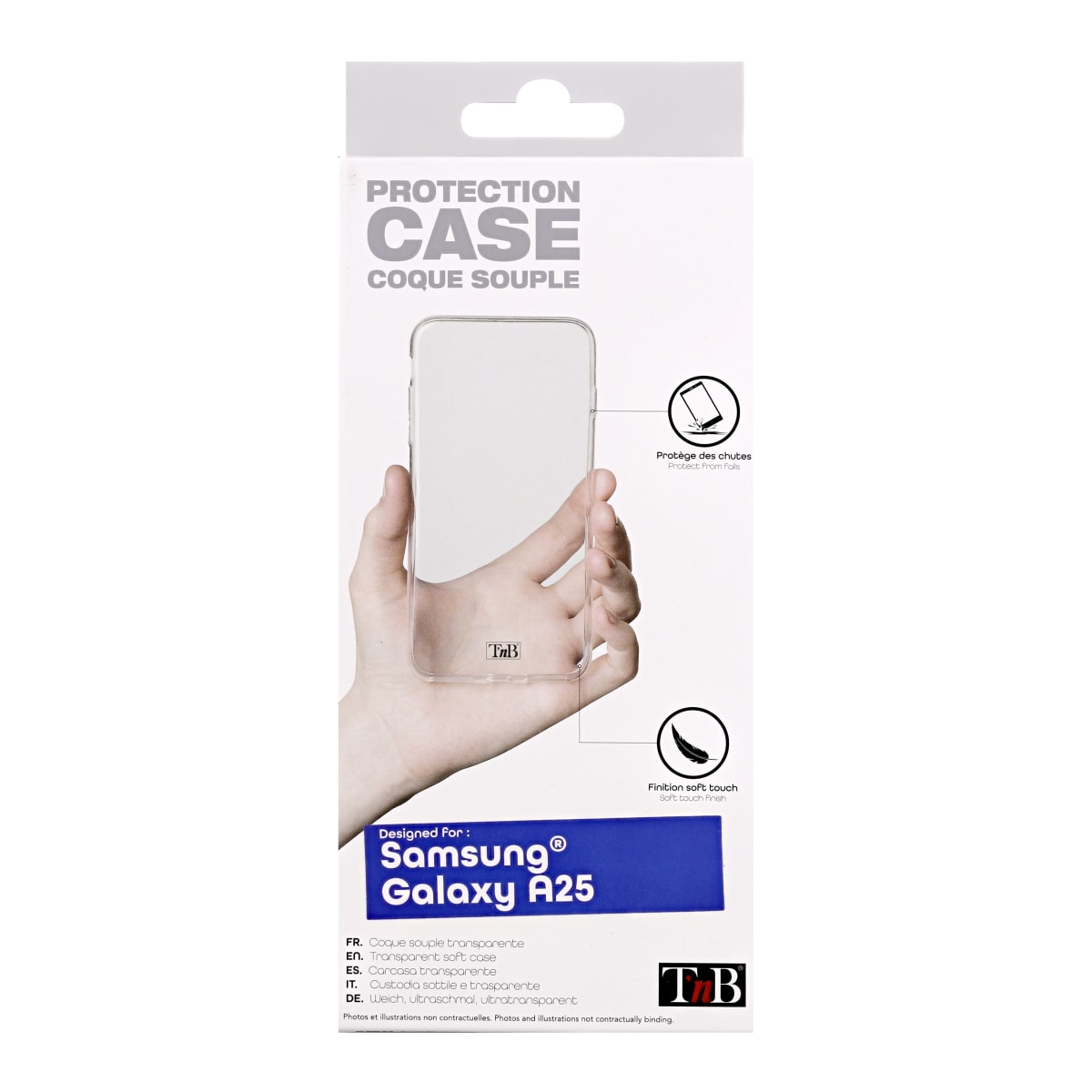 Coque souple transparente pour Samsung Galaxy A25